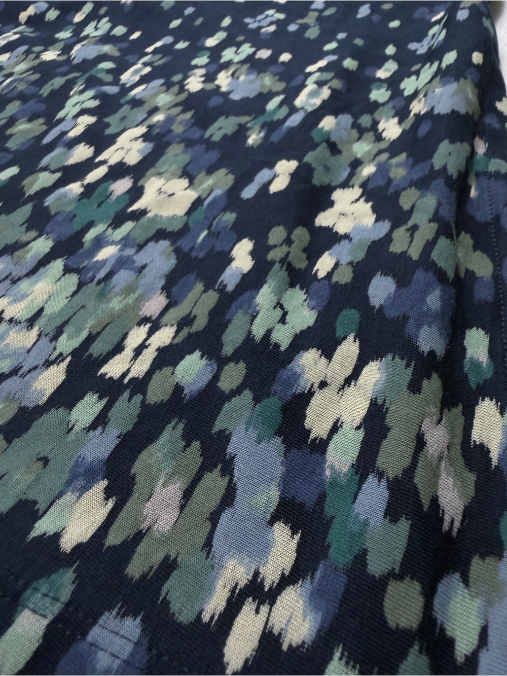 NWT Pure Jill EvryBluff Navy V-Neck Floral Short Sleeve Maxi Dress Sz. XLP #2507 - Picture 7 of 10